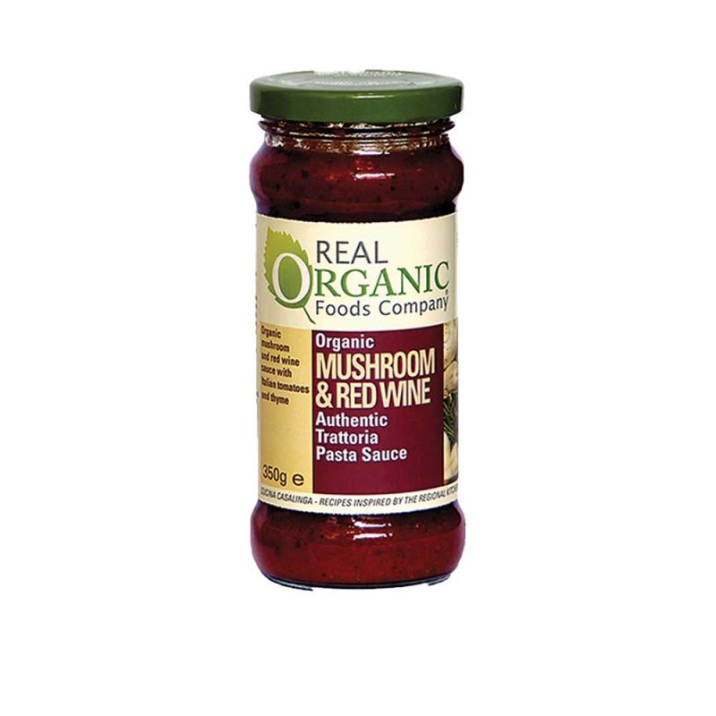 Organic Mushroom & Red Wine Pasta Sauce