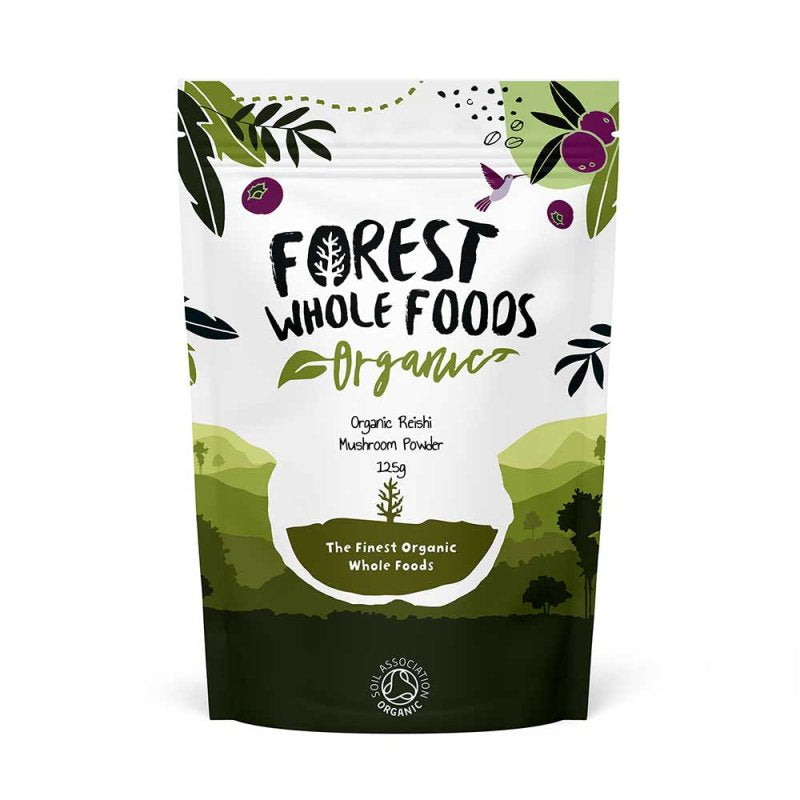 Organic Reishi Mushroom Powder 125g – Forest Whole Foods | Functional Mushroom Superfood