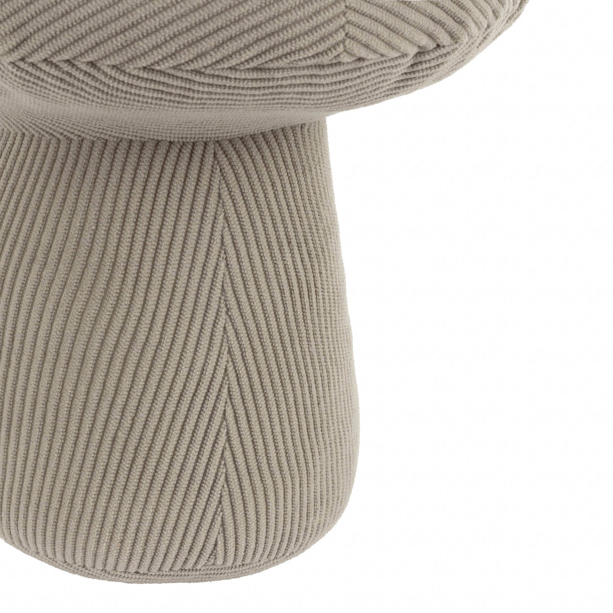 Cord Mushroom Door Stop Taupe: Taupe / 24 x 23 x 23cm
