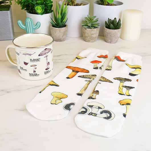 Mushroom Mug and Socks