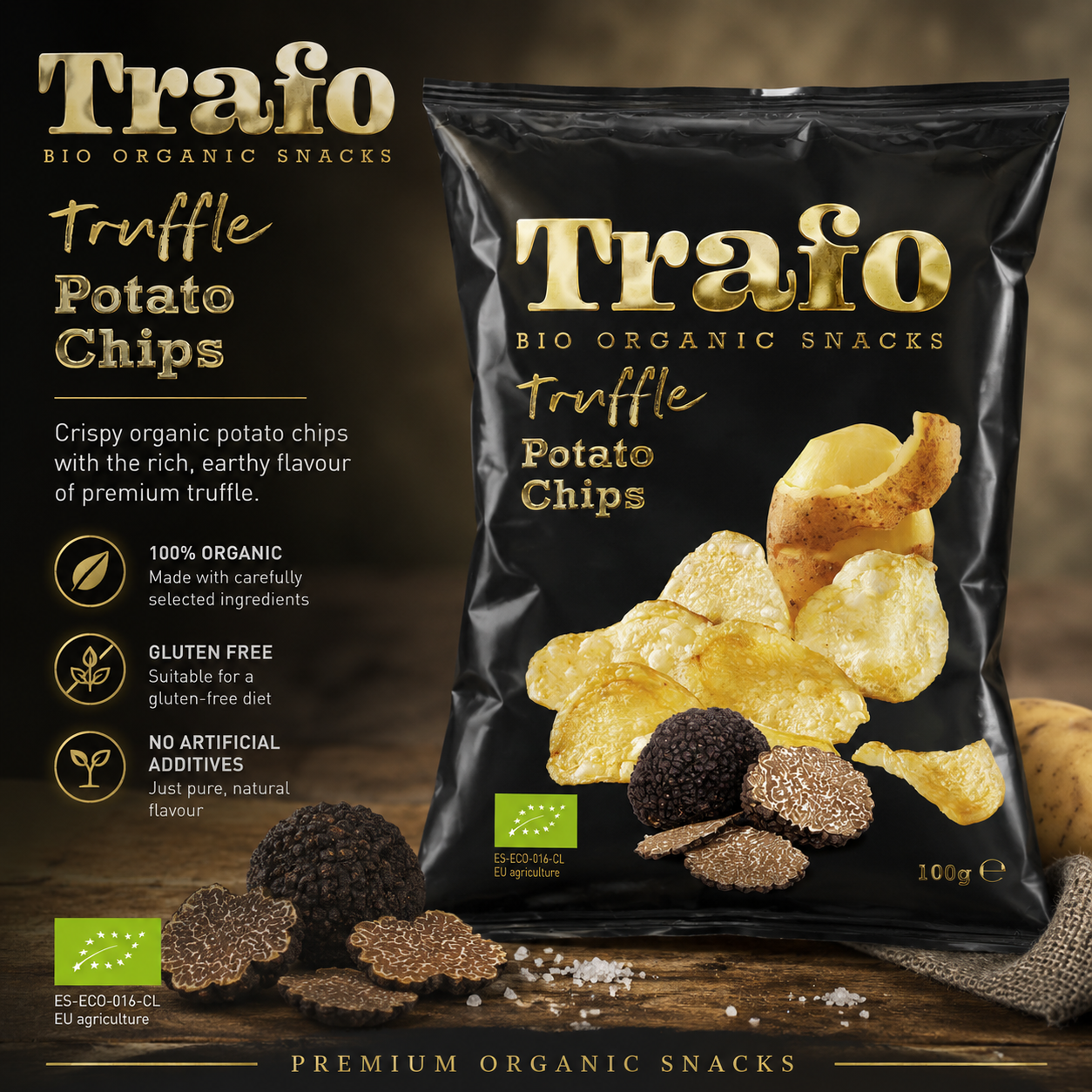 Organic Truffle Potato Crisps