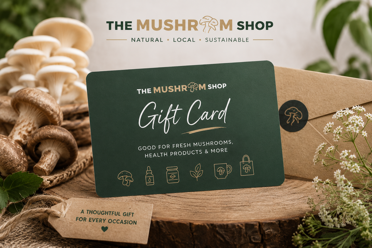 The Mushroom Shop Gift Card