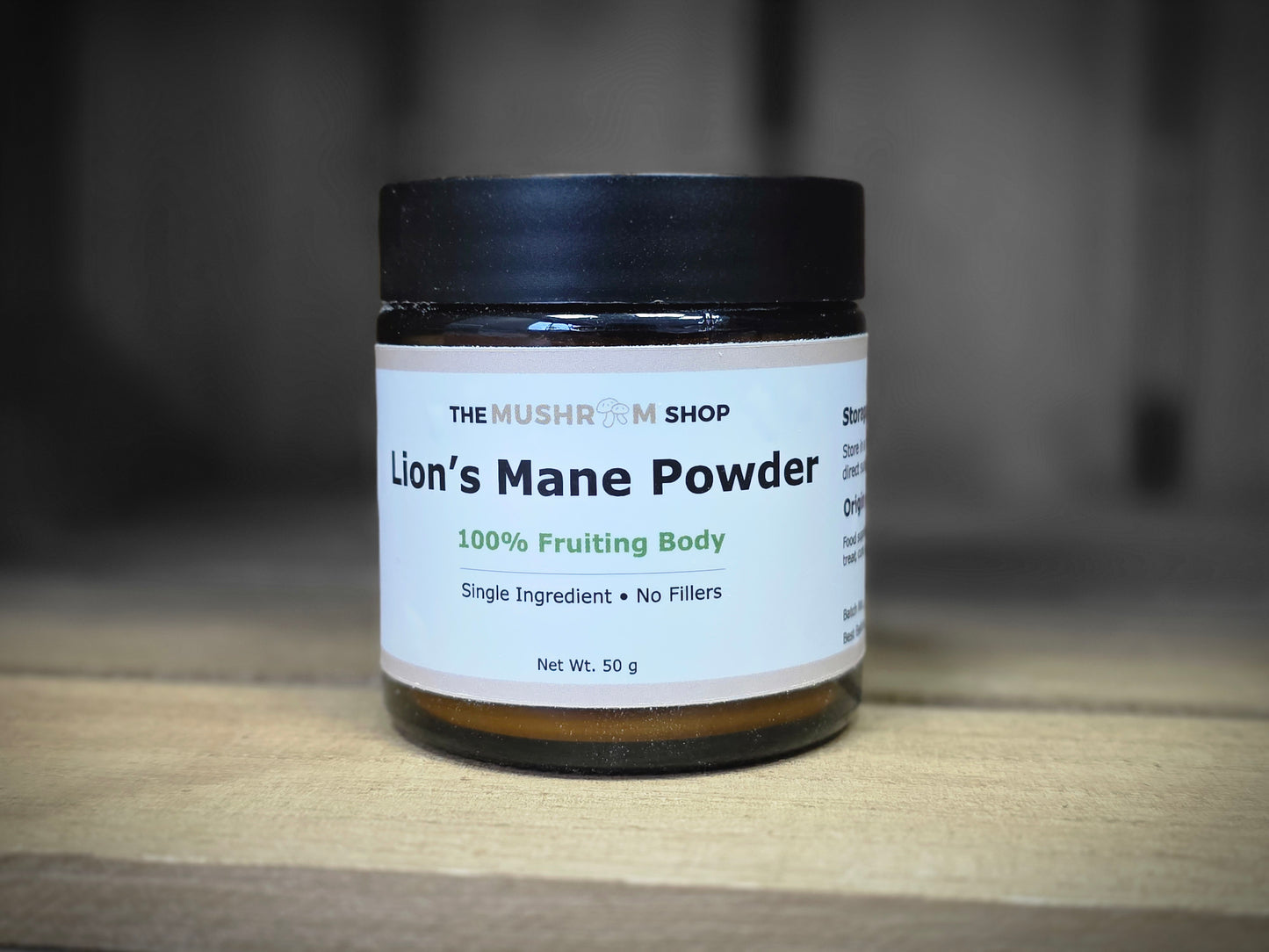 The Mushroom Shop Lions Mane Powder 50g