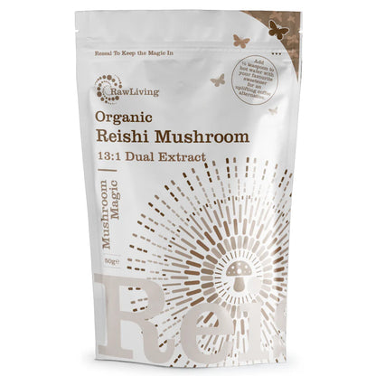 Organic Reishi (Duanwood) Mushroom 13:1 Dual Extract – 50g