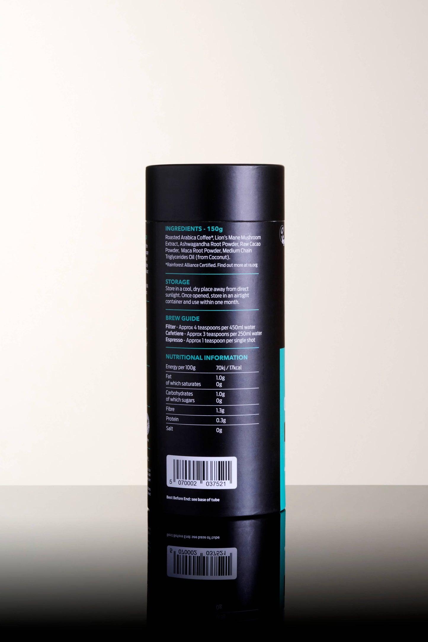 QuirkyMonkey Lion’s Mane Mushroom Coffee Fusion 150g