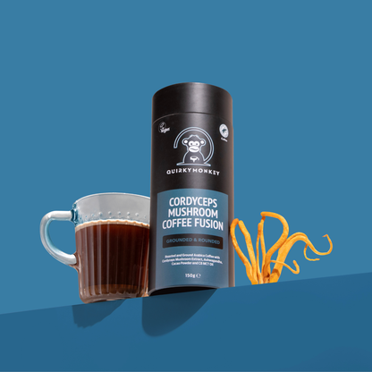Cordyceps Mushroom Coffee Fusion 150g - (Grounded & Rounded)