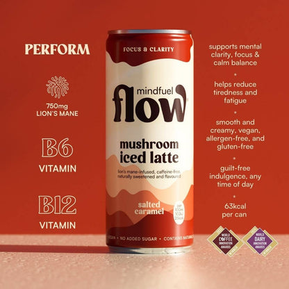 Lion's Mane Oat Latte - Salted Caramel 250ml