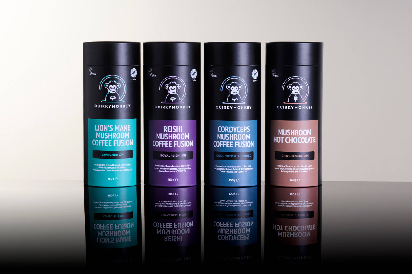 Quirky Monkey Reishi Mushroom Coffee Fusion 150g
