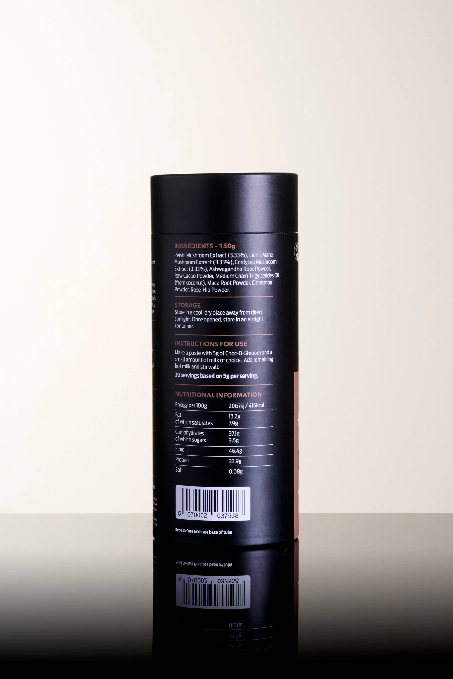 Quirky Monkey Mushroom Hot Chocolate 150g (Choc O Shroom)