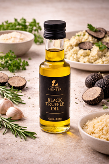 Truffle Hunter Black Truffle Oil 100ml – Cold-Pressed Olive Oil with Black Truffle