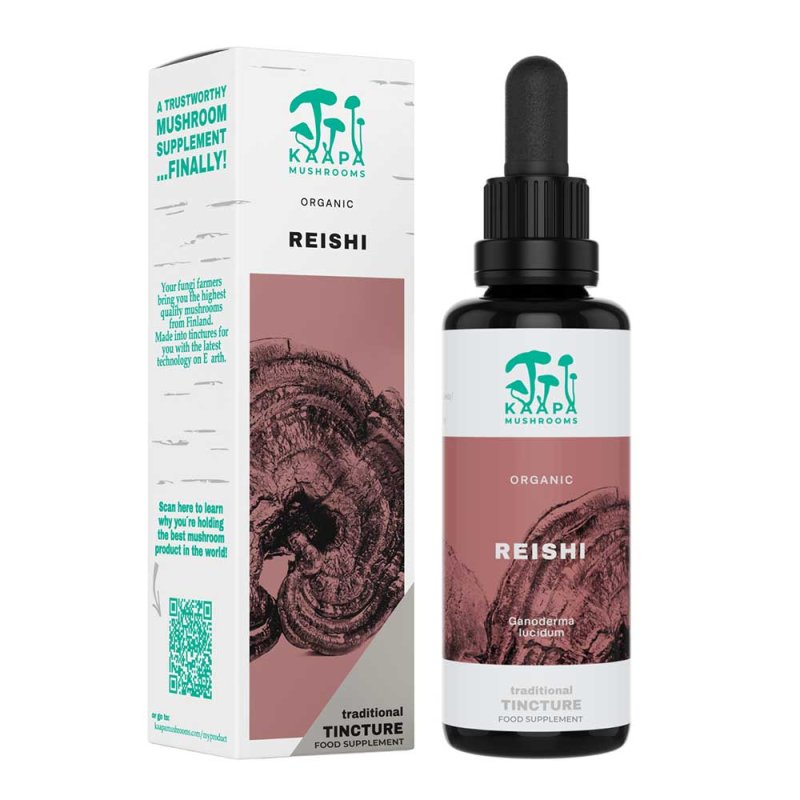 Organic Reishi Mushroom Tincture Kaapa Mushrooms 50ml