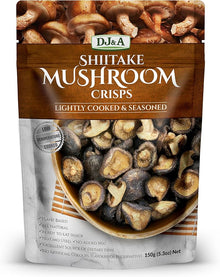 DJ&A Shiitake Mushroom Crisps Lightly Cooked & Seasoned