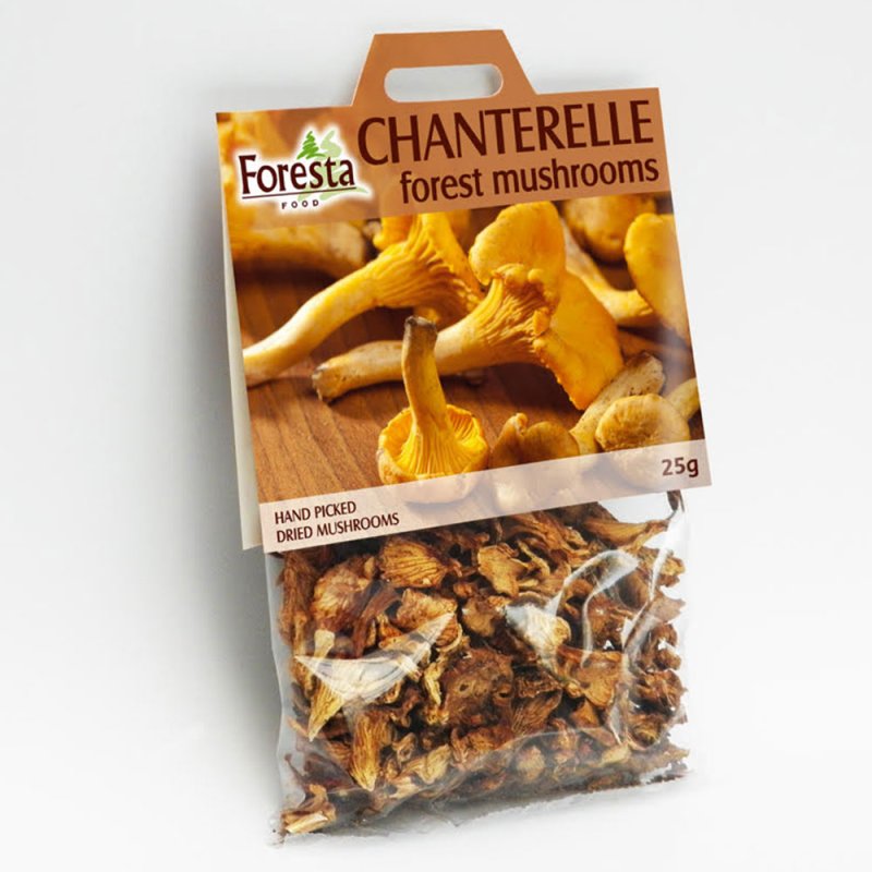 Chanterelle Forest Mushrooms 25g