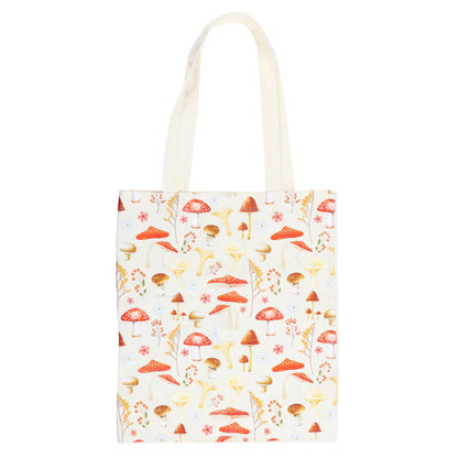 Enchanted Forest Toadstool Canvas Tote Bag