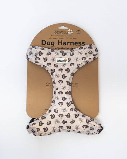 Dog Harness - Mushroom: Mushroom / XXS