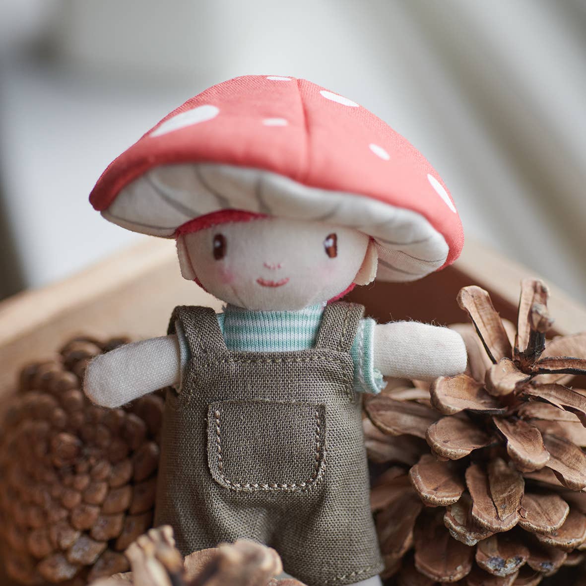 ThreadBear Little Peeps Tommy Toadstool - Matchbox doll 12cm