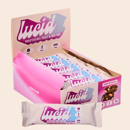 Lucid Peanut Butter & Jelly Energy & Focus Bar with Lion’s Mane