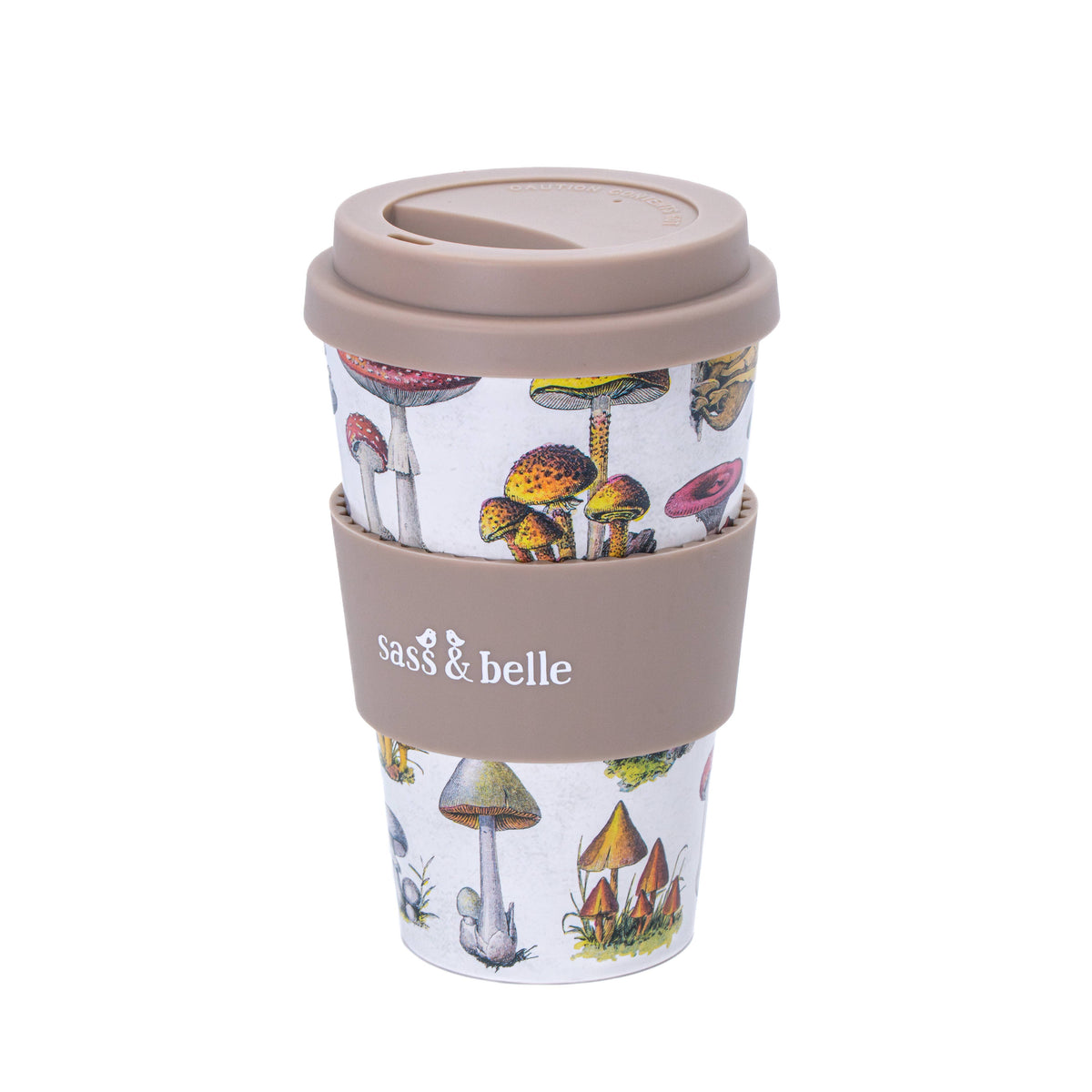 Vintage Mushroom Travel Coffee Cup