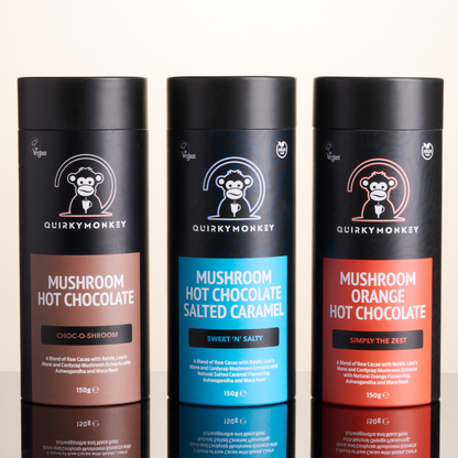 Quirky Monkey Mushroom Hot Chocolate 150g (Choc O Shroom)