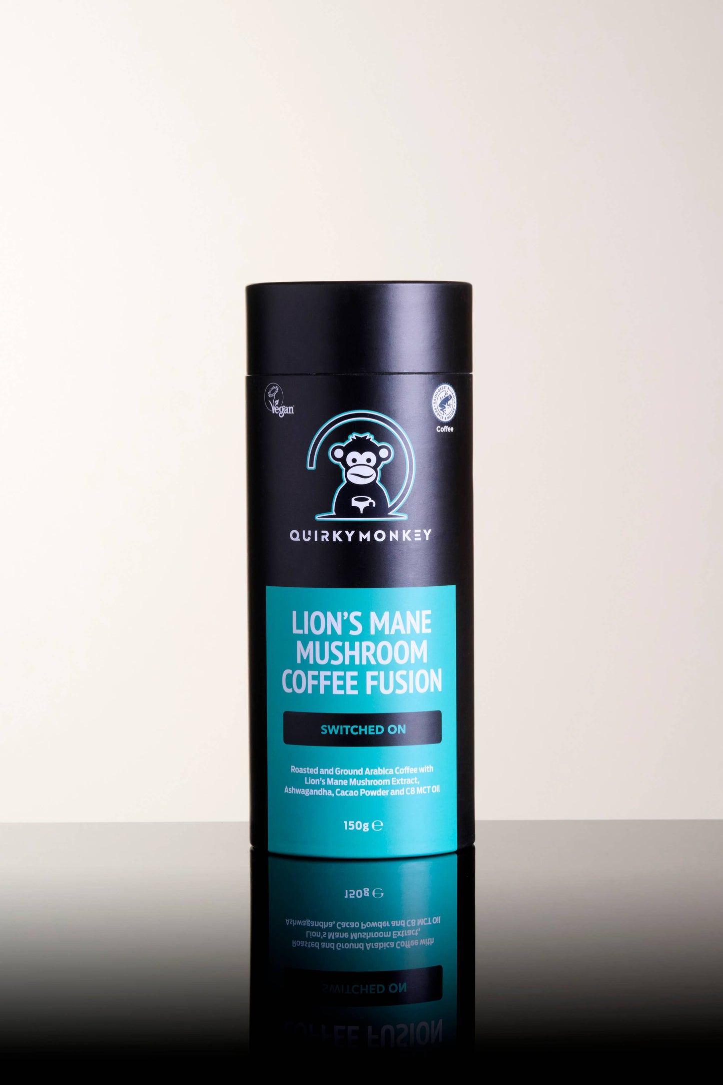 QuirkyMonkey Lion’s Mane Mushroom Coffee Fusion 150g