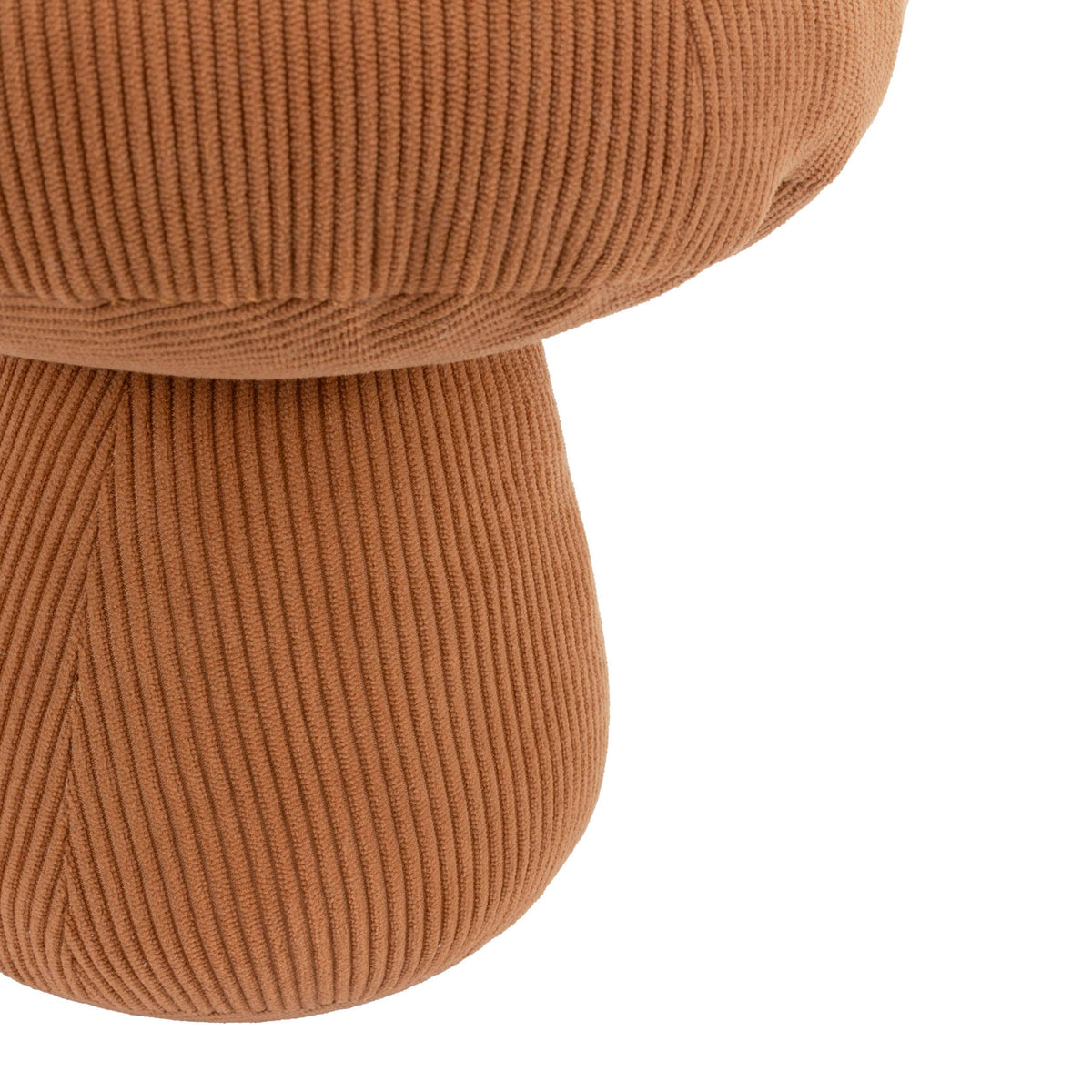 Cord Mushroom Door Stop Rust: Rust / 24 x 23 x 23cm
