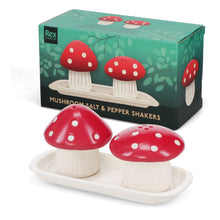 Ceramic salt and pepper shakers - Mushroom
