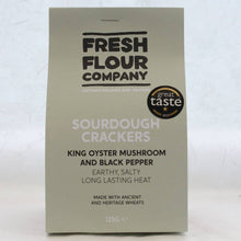 Sourdough crackers - King Oyster mushroom and Black Pepper