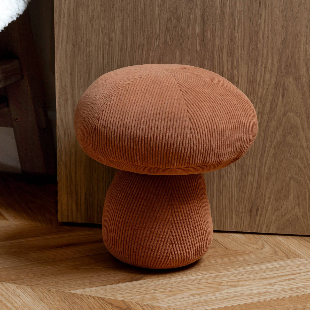 Cord Mushroom Door Stop Rust: Rust / 24 x 23 x 23cm