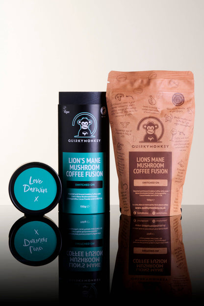 QuirkyMonkey Lion’s Mane Mushroom Coffee Fusion 150g