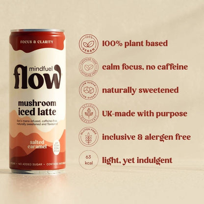 Lion's Mane Oat Latte - Salted Caramel 250ml