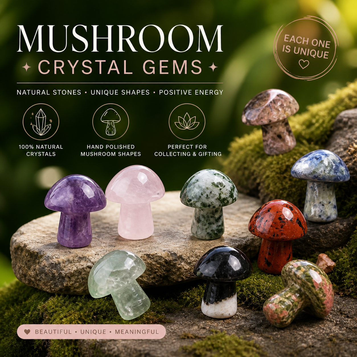 Mushroom Gem Stone