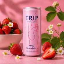 TRIP Wild Strawberry Mindful Blend Sparkling Drink 250ml